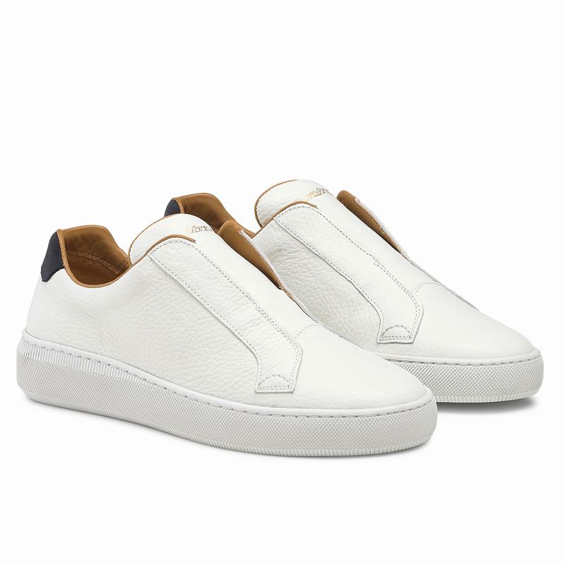 Tênis Deslizante Russell And Bromley Clearway Feminino Branco | MOP8937UN