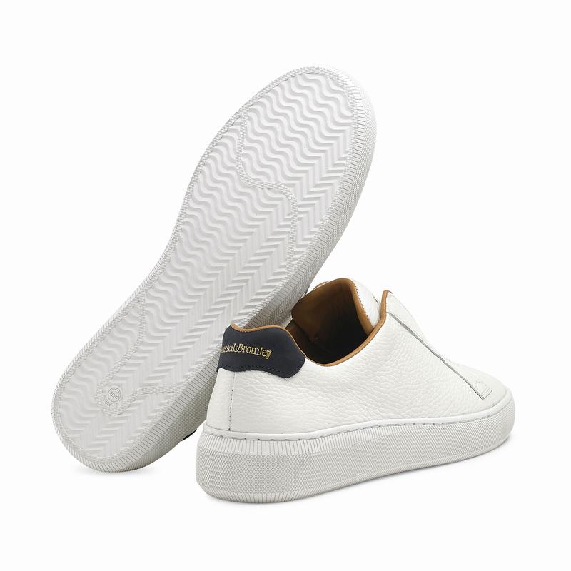 Tênis Deslizante Russell And Bromley Clearway Feminino Branco | MOP8937UN