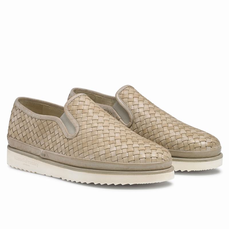 Tênis Deslizante Russell And Bromley Sanmarina Feminino Marrom | WHU9546EY