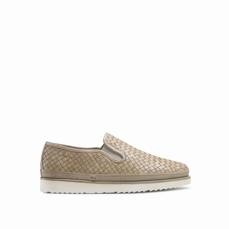 Tênis Deslizante Russell And Bromley Sanmarina Feminino Marrom | WHU9546EY