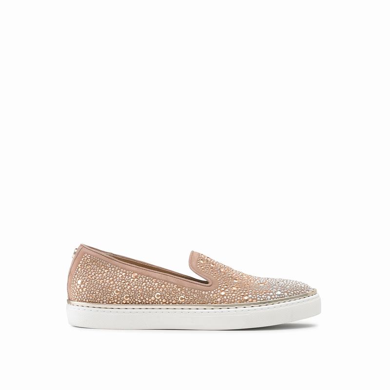 Tênis Deslizante Russell And Bromley Twinkletoe Feminino Rosa | LWV78100FQ