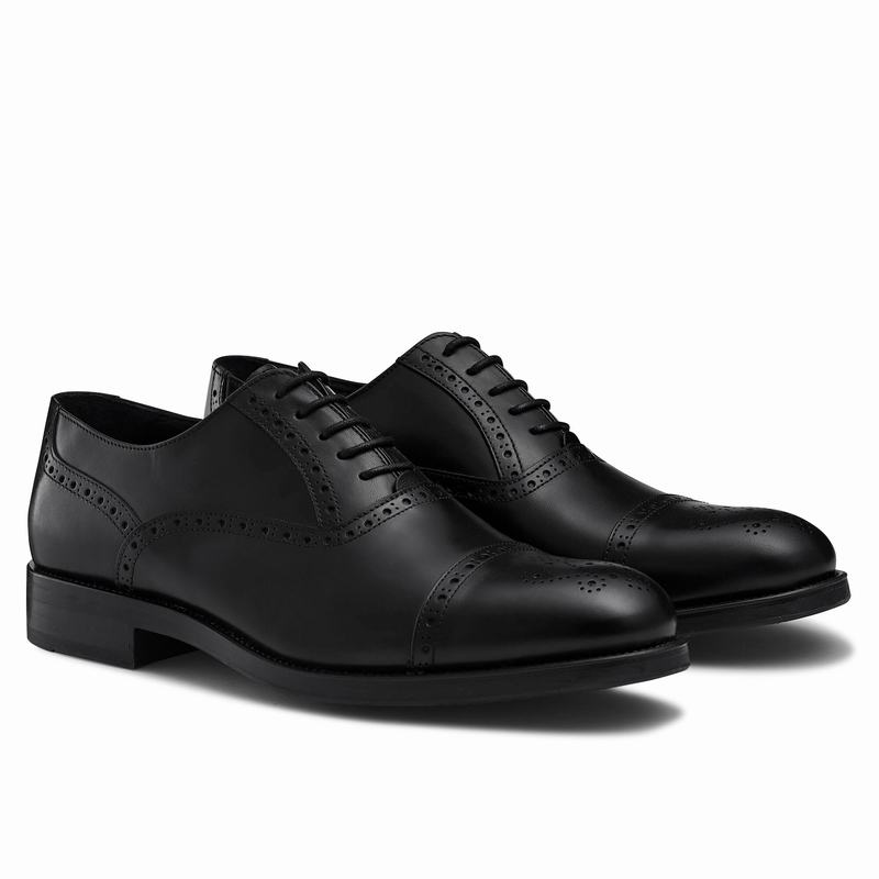 sapatos Brogues Russell And Bromley Chiltern Masculino Pretas | VFL5750SK