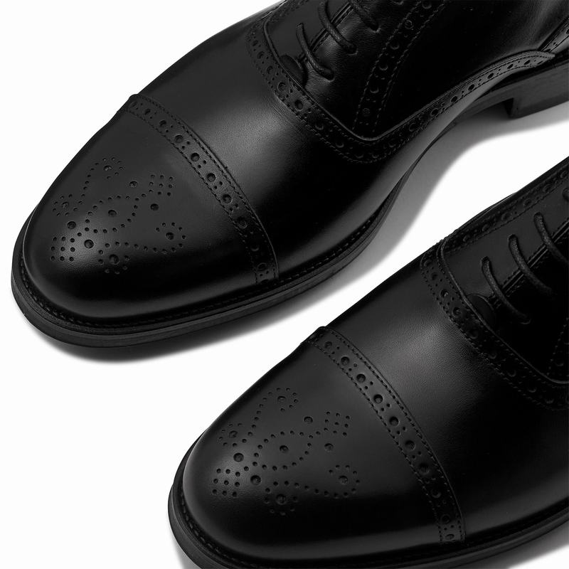 sapatos Brogues Russell And Bromley Chiltern Masculino Pretas | VFL5750SK